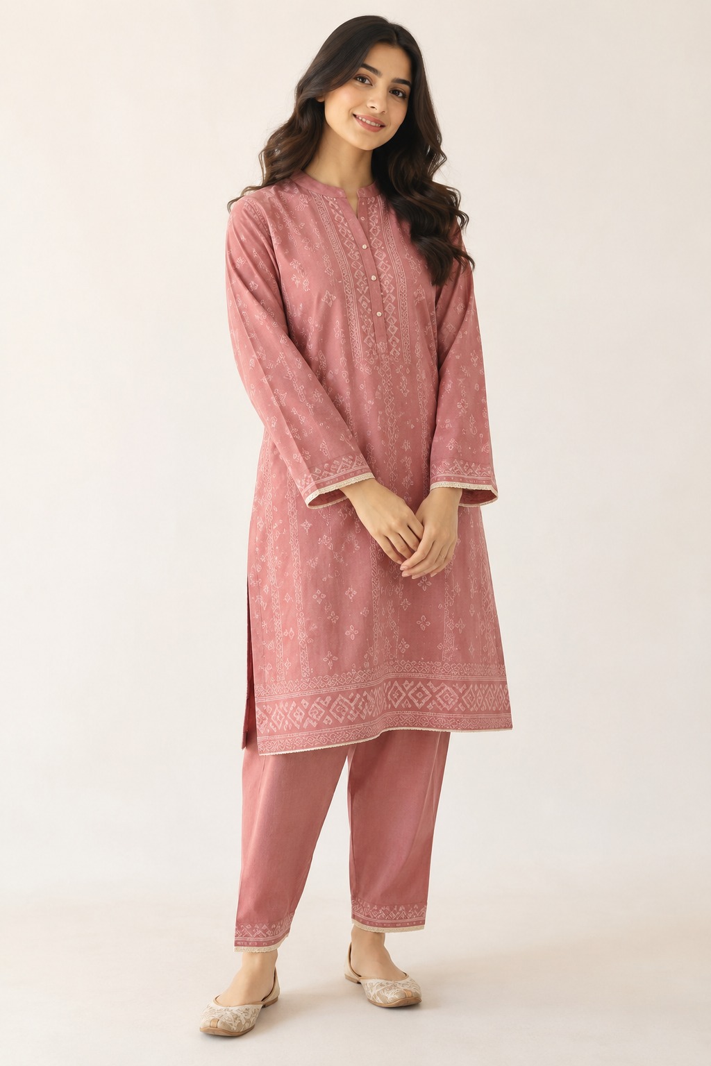 Dusty Rose Everyday Two Piece — illustrative design concept